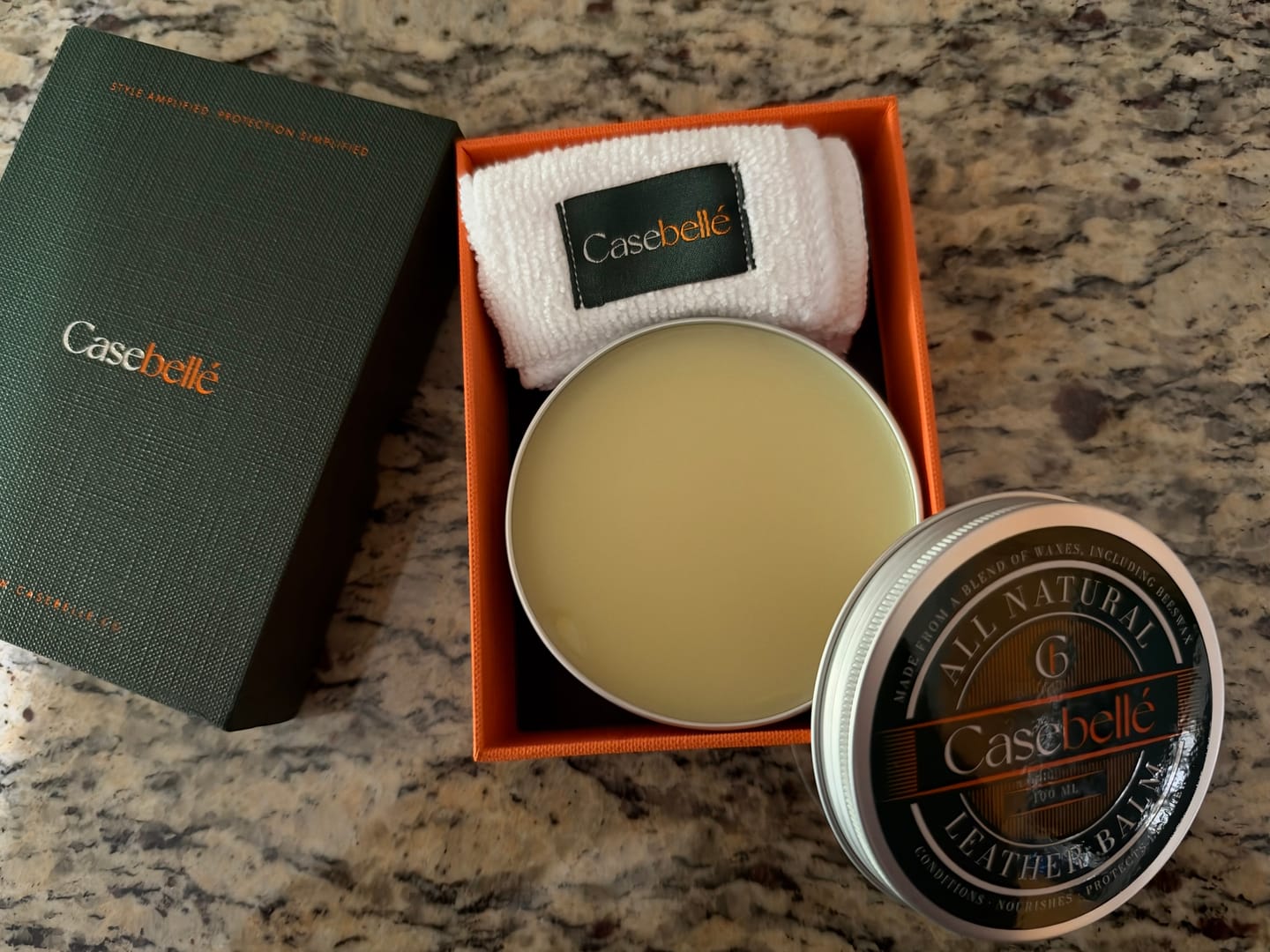 Customer photo review of All Natural Leather Care Balm