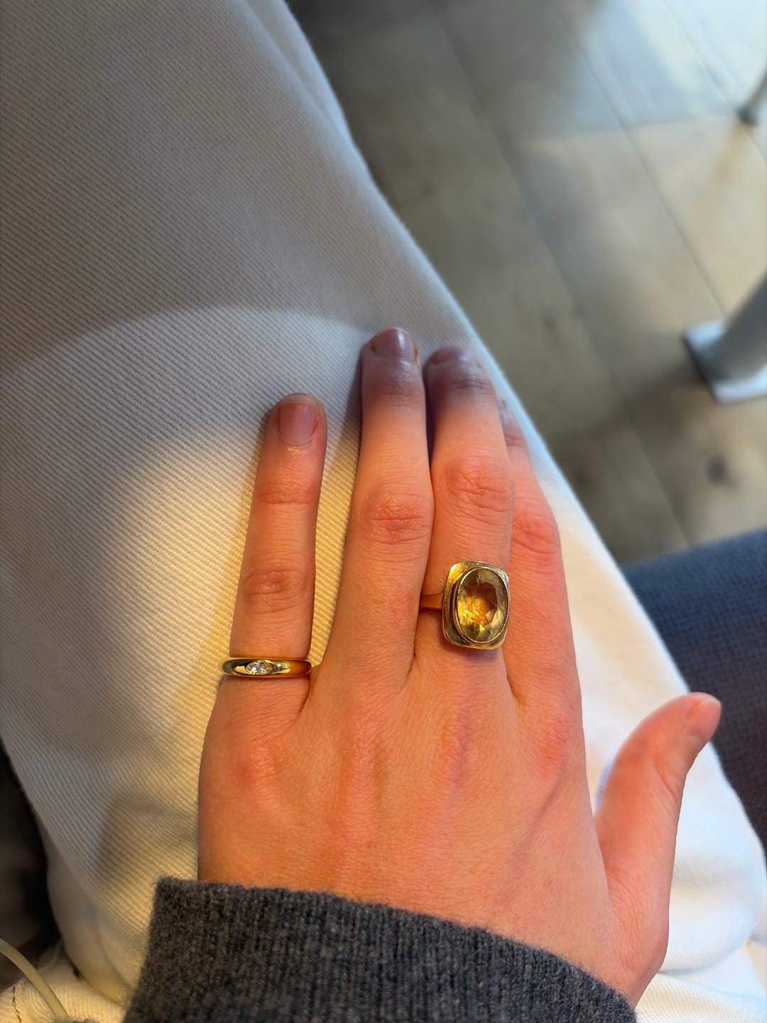 Customer photo review of The Pinky Promise Ring