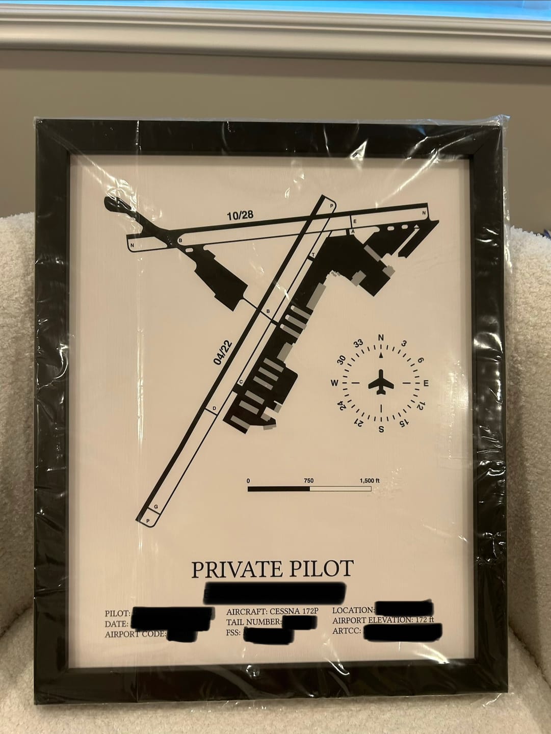 Customer photo review of Private Pilot Custom Print