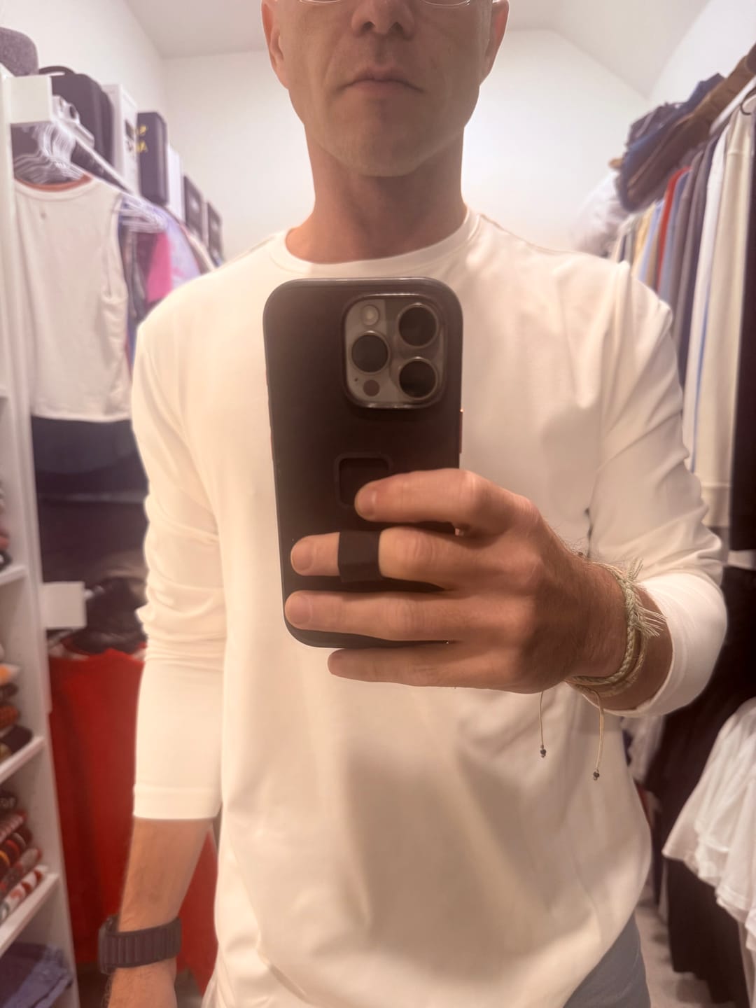 Customer photo review of Luxe Tee Long Sleeve