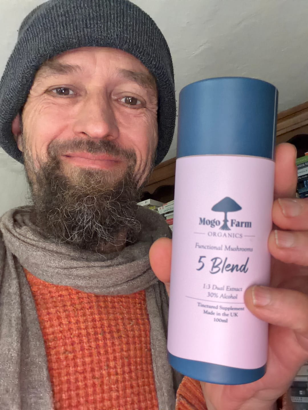 Customer photo review of 5 Mushroom Blend Tincture