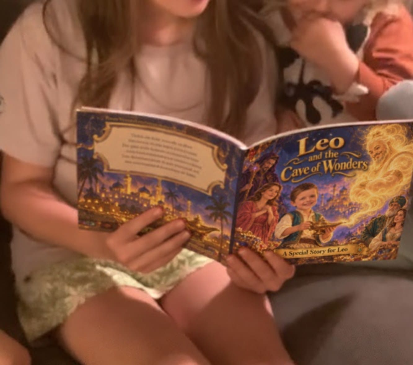 Customer photo review of Amelia and the Beast’s Enchanted Castle — Personalized Storybook