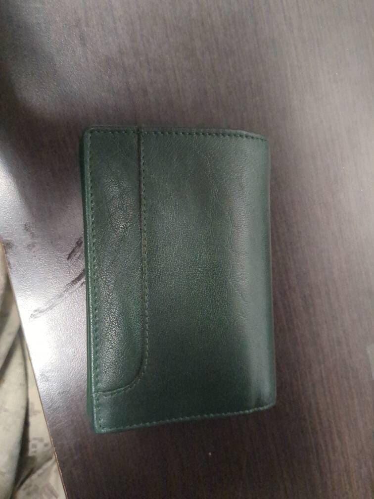 Customer photo review of Velura Clip Frame Trifold Purse
