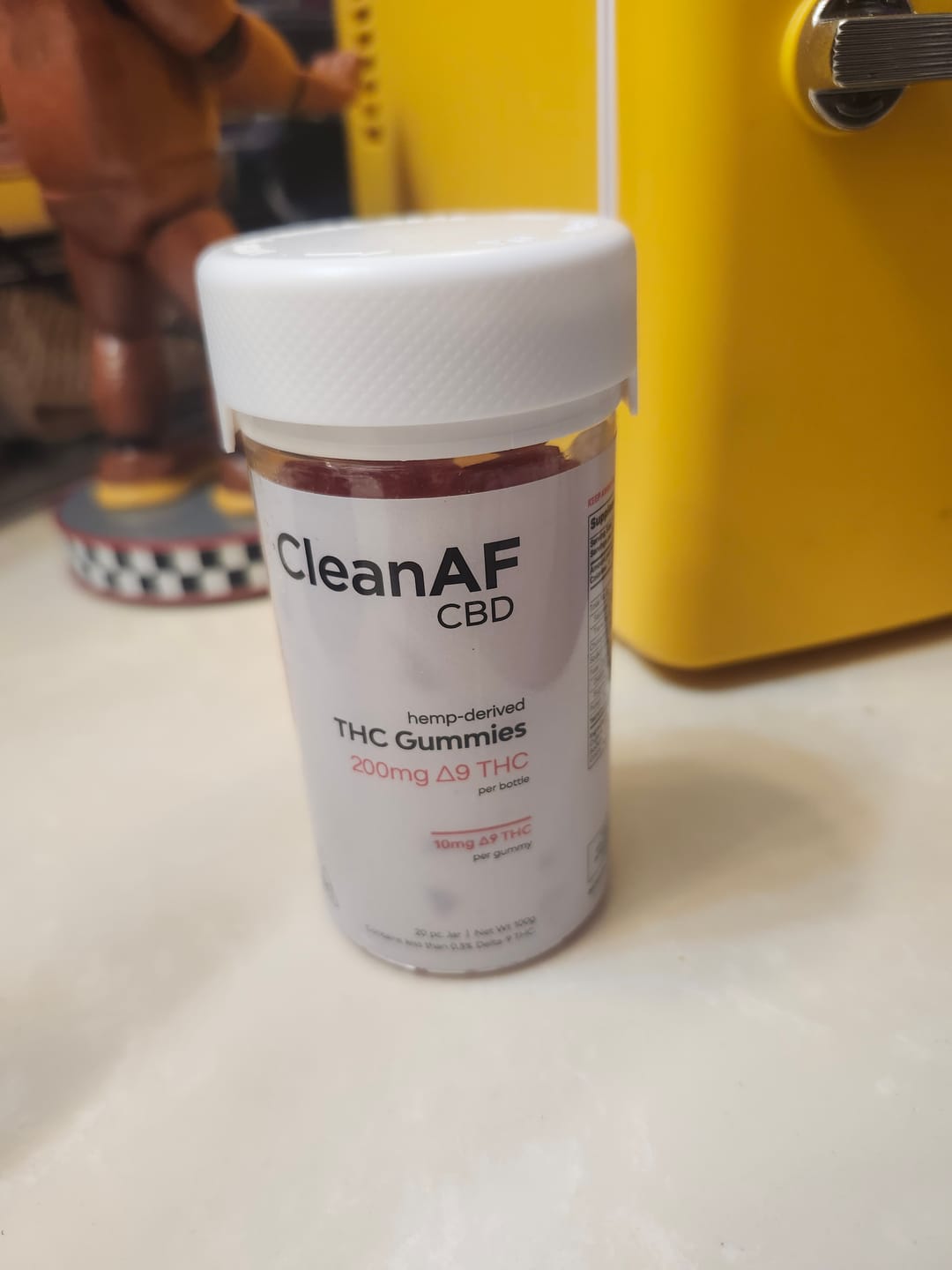 Customer photo review of Raspberry Lemonade THC Gummies