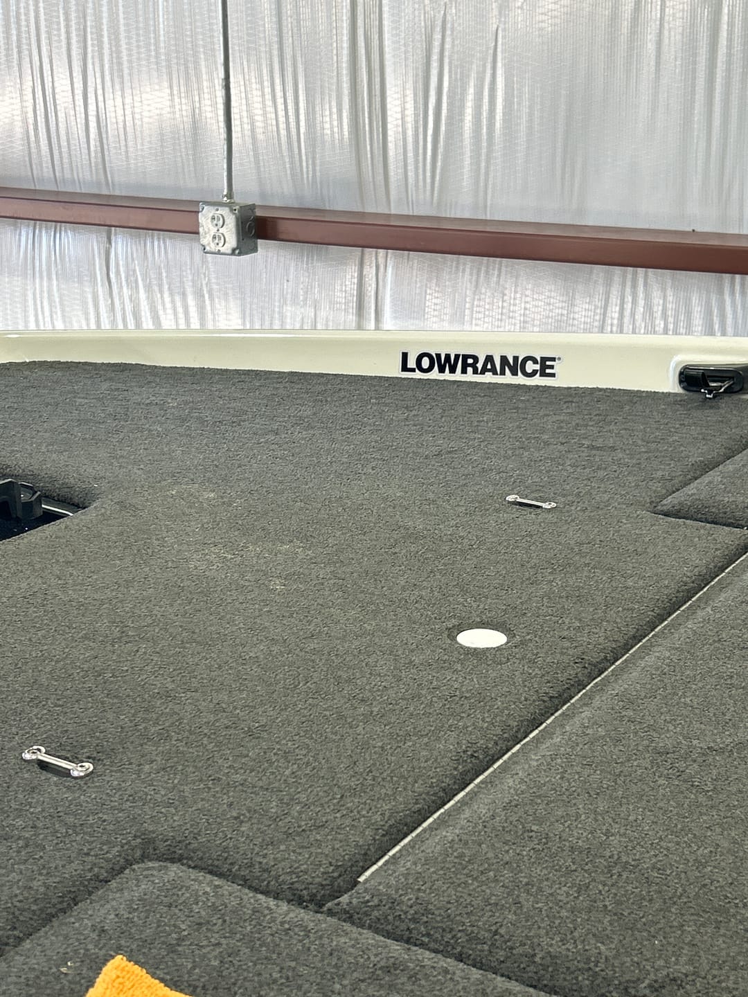 Customer photo review of Lowrance Vinyl Decal