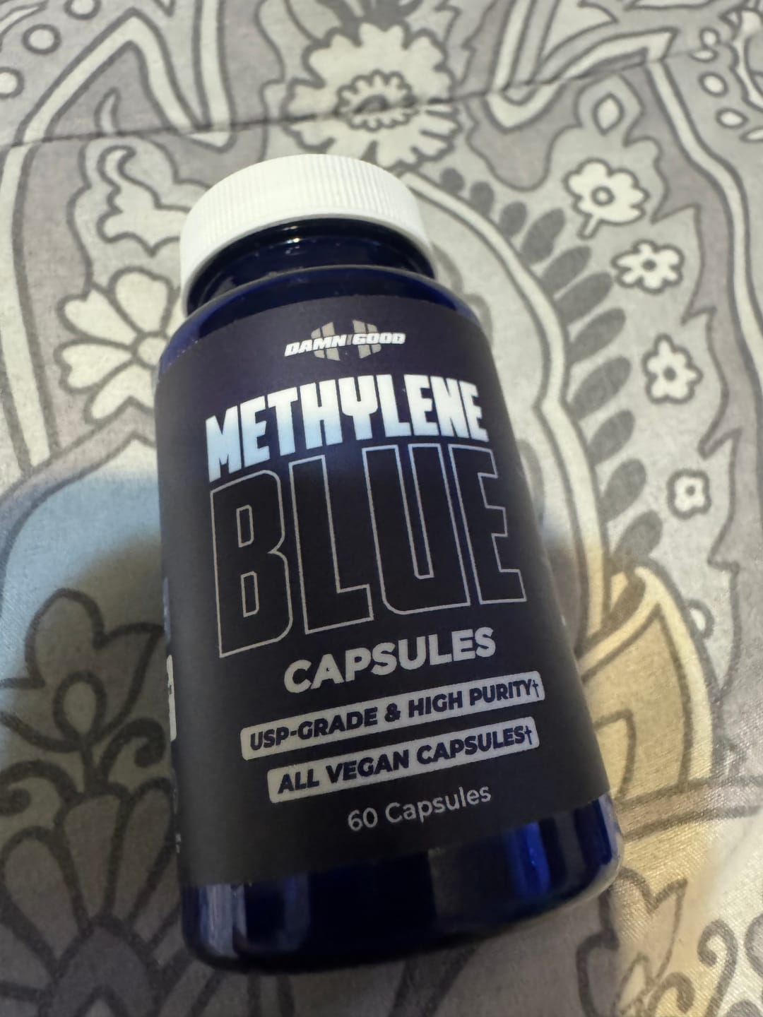Customer photo review of Damn Good™ Methylene Blue Capsules - 60 Capsules (30 Servings)
