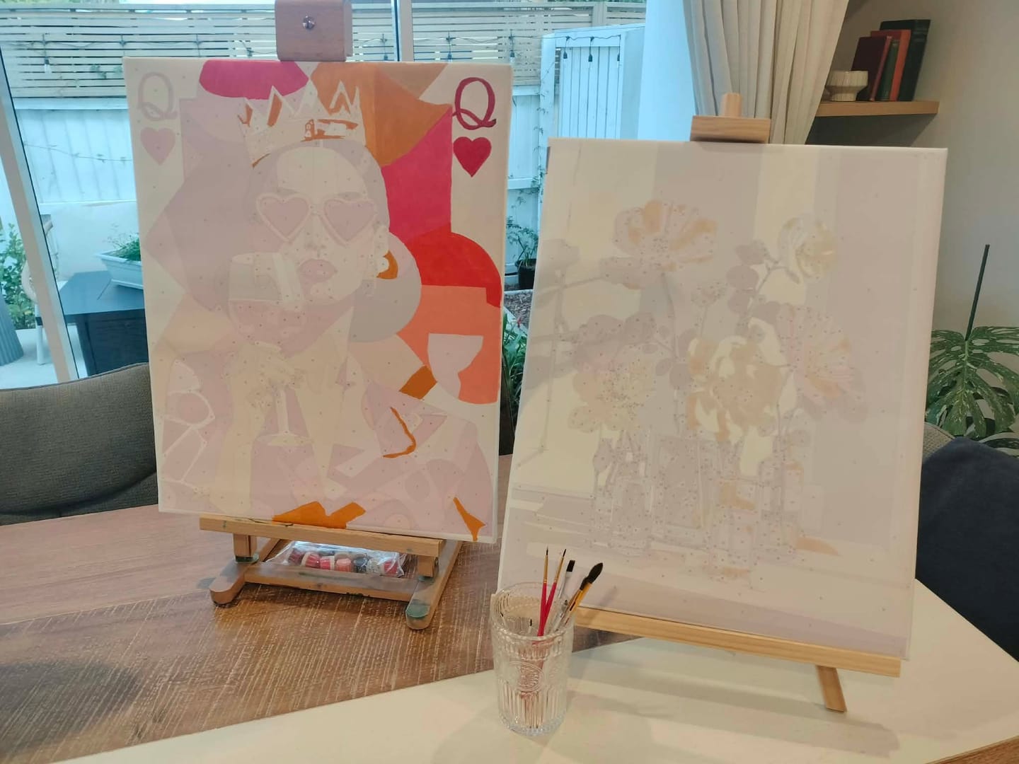Customer photo review of Beauty in glass | Paint by Number