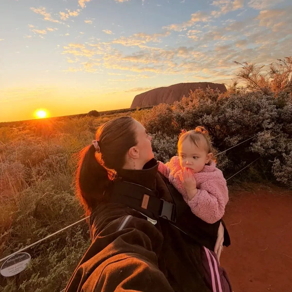 Customer photo review of POUCH™ TODDLER CARRIER