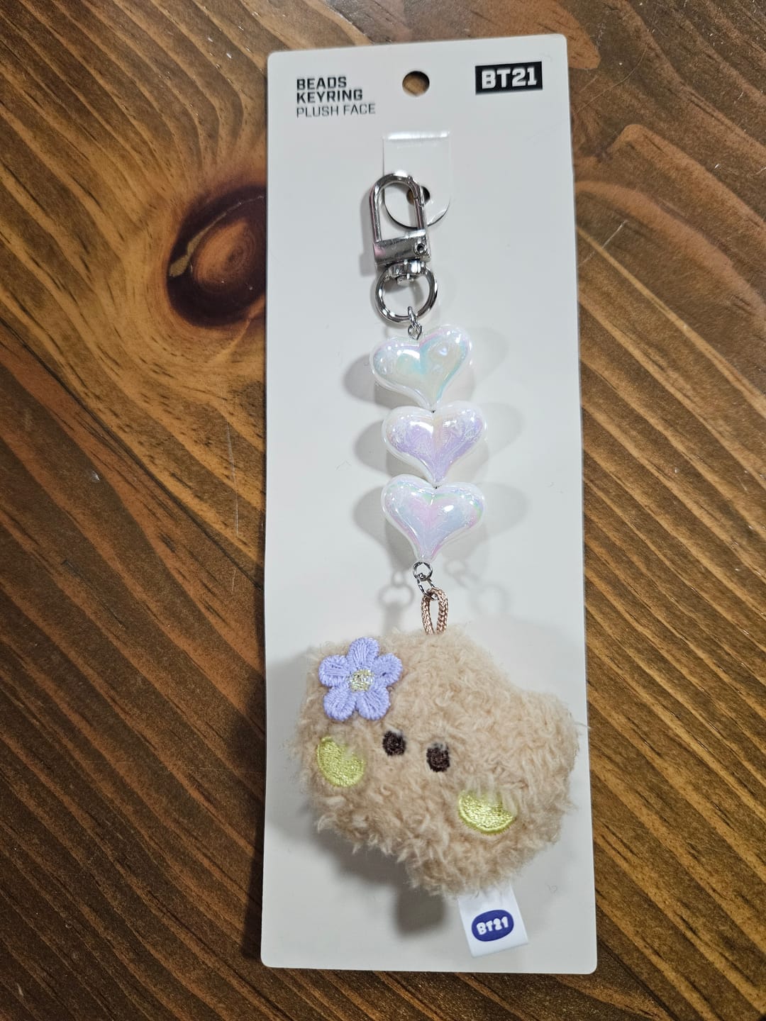 Customer photo review of BT21 - MININI BEADS PLUSH KEYRING FACE