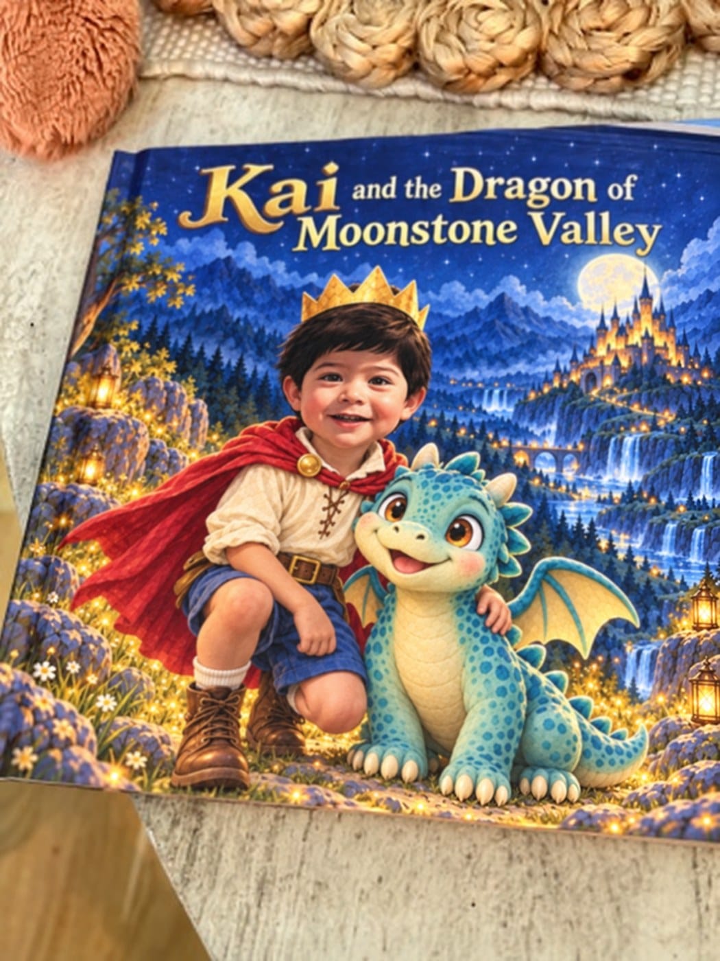Customer photo review of Amelia and the Beast’s Enchanted Castle — Personalized Storybook
