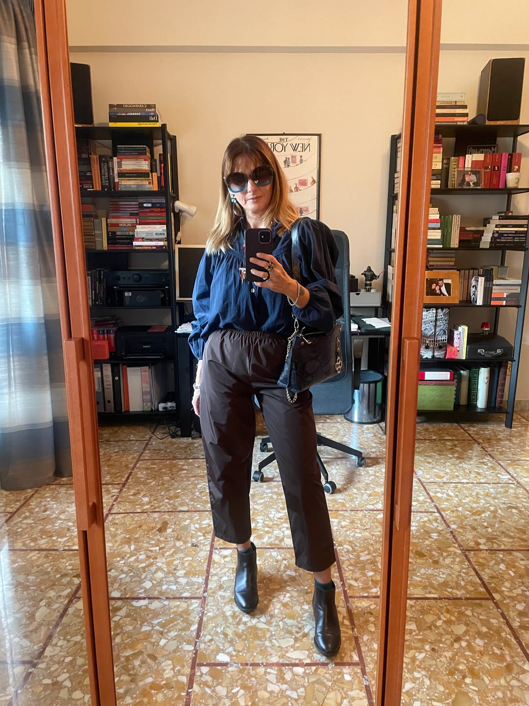 Customer photo review of PANTALONE ANGELA TESTA DI MORO