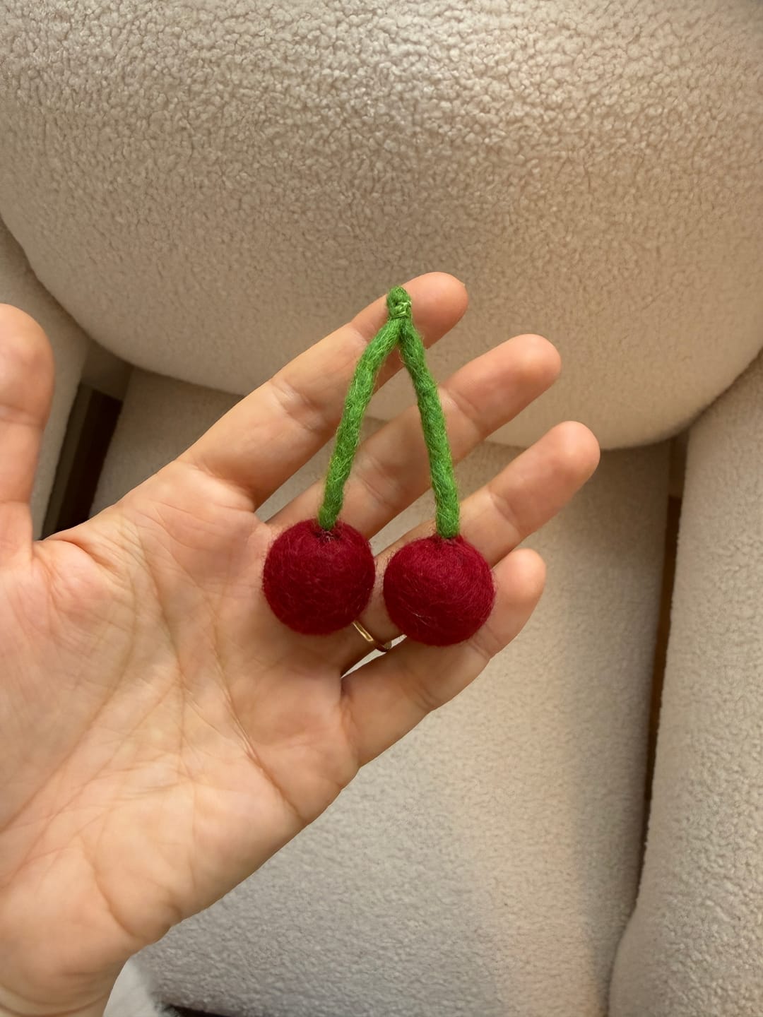 Customer photo review of Felt Vegetables and Fruits - Pick and Choose