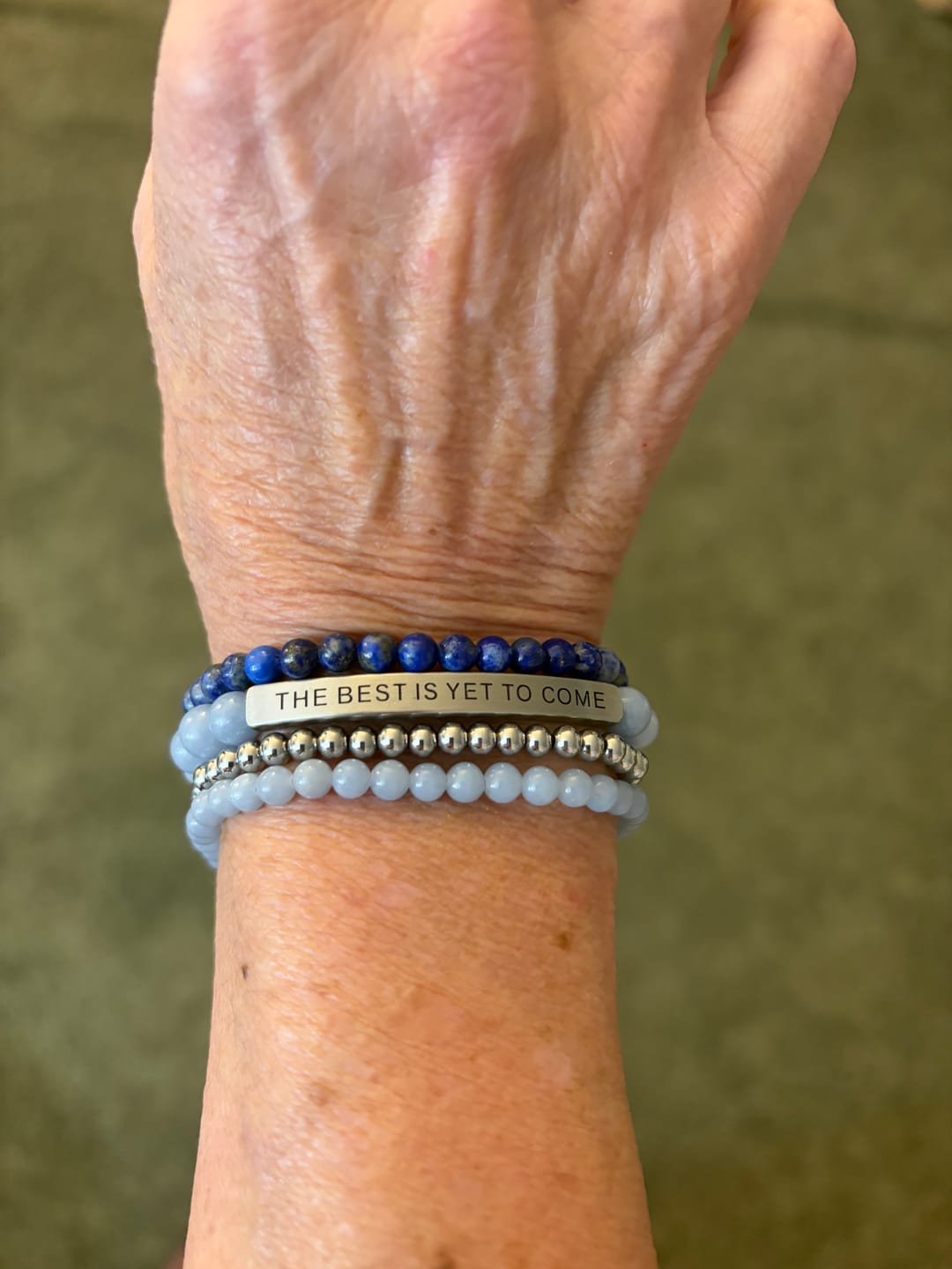 Customer photo review of STACKER - BLUE ANGELITE (POS)