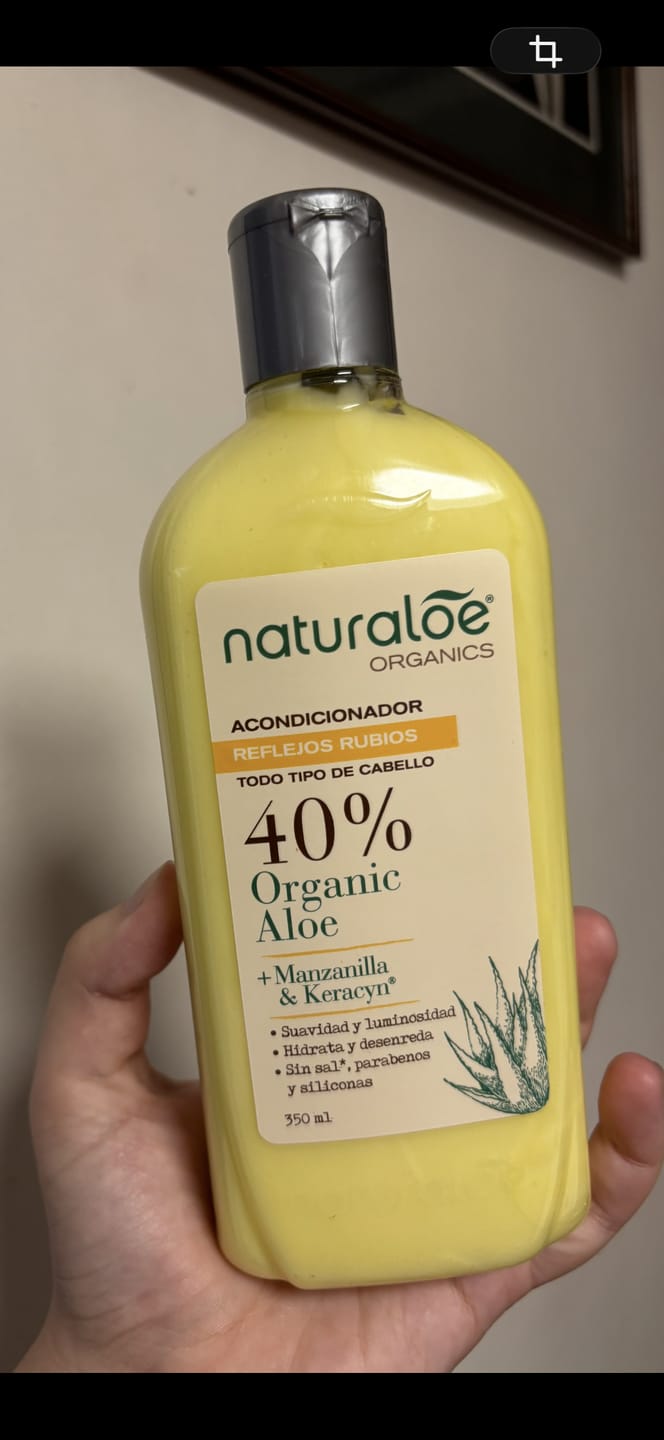 Customer photo review of Acondicionador Reflejos Rubios 350ml