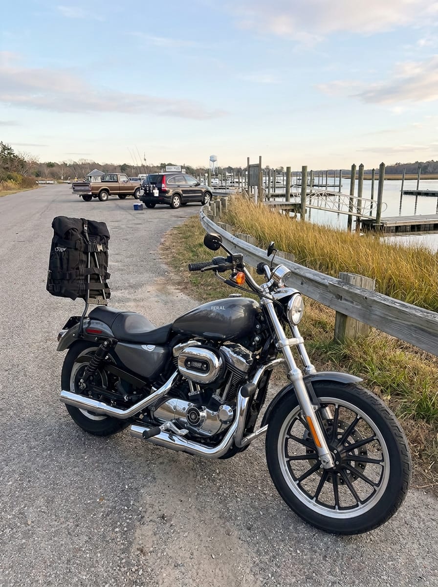 Customer photo review of 32L - Renegade XL Motorcycle Sissy Bar Bag