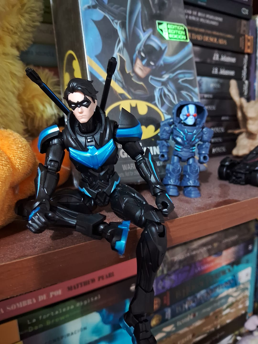Customer photo review of Nightwing - DC - Champion Class 03 - Model Kit Articulado - BLOKEES