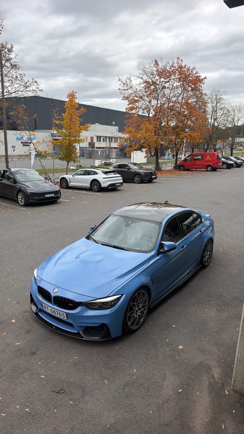 Customer photo review of BMW F80 PSM Karbon Sideskjørt