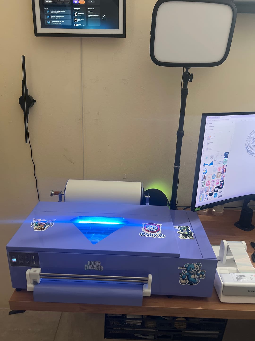 Customer photo review of Highly Flavored DTF Printer (Printer & Software Included)