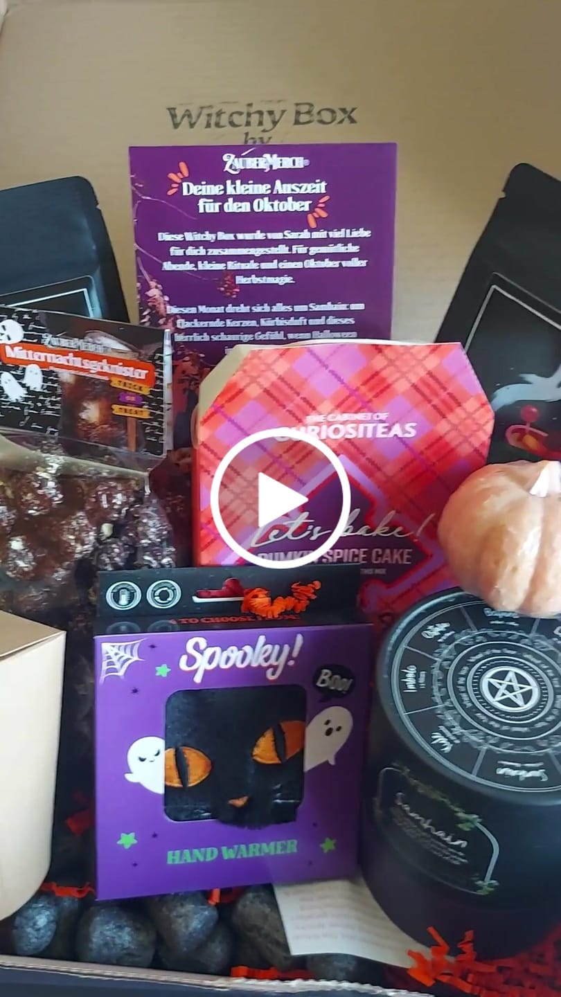 Customer video review of Witchy Box Oktober (Monatlich wechselnd & limtiert)