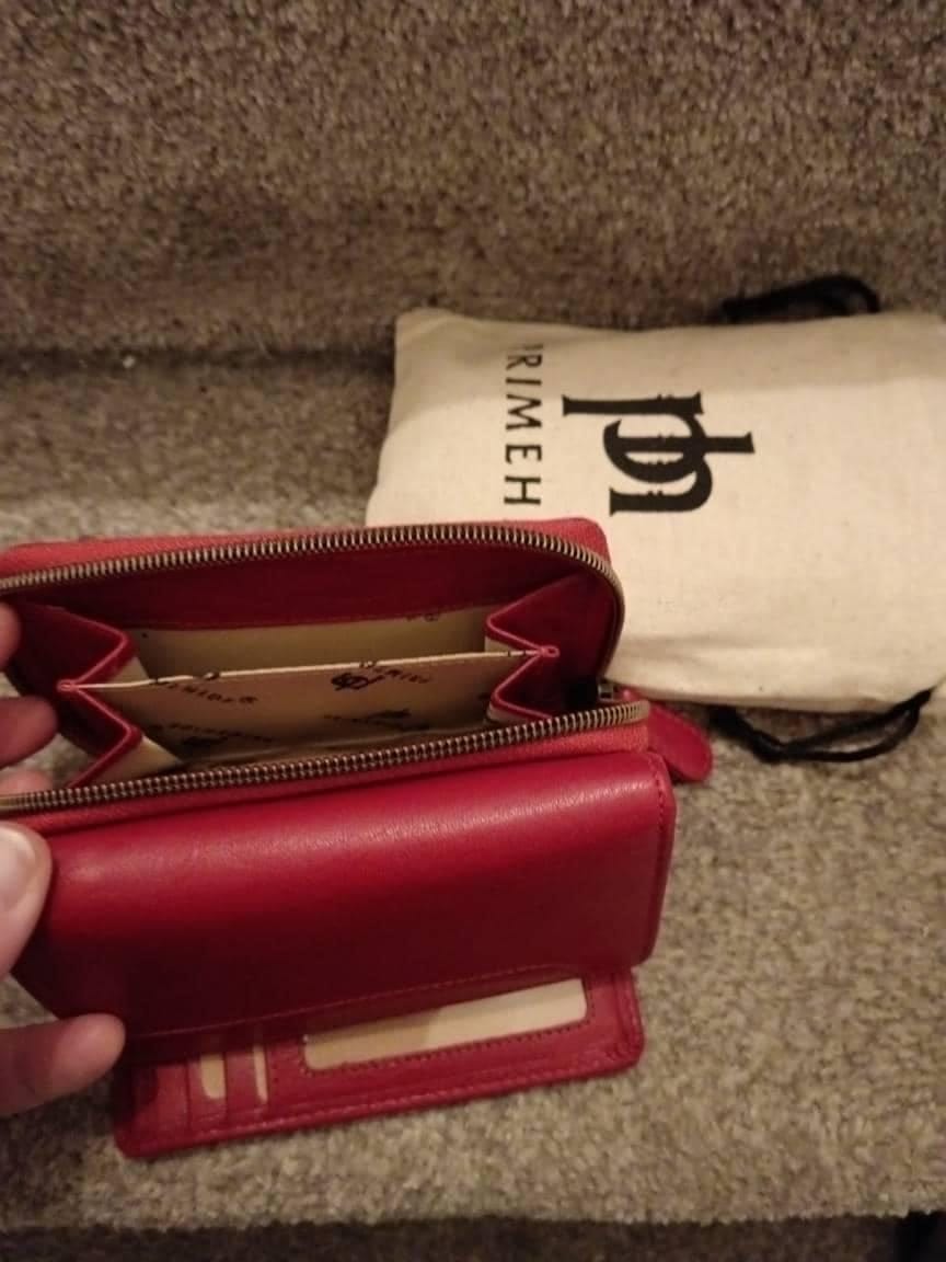Customer photo review of Soft Leather Trifold Purse For Women - Velura