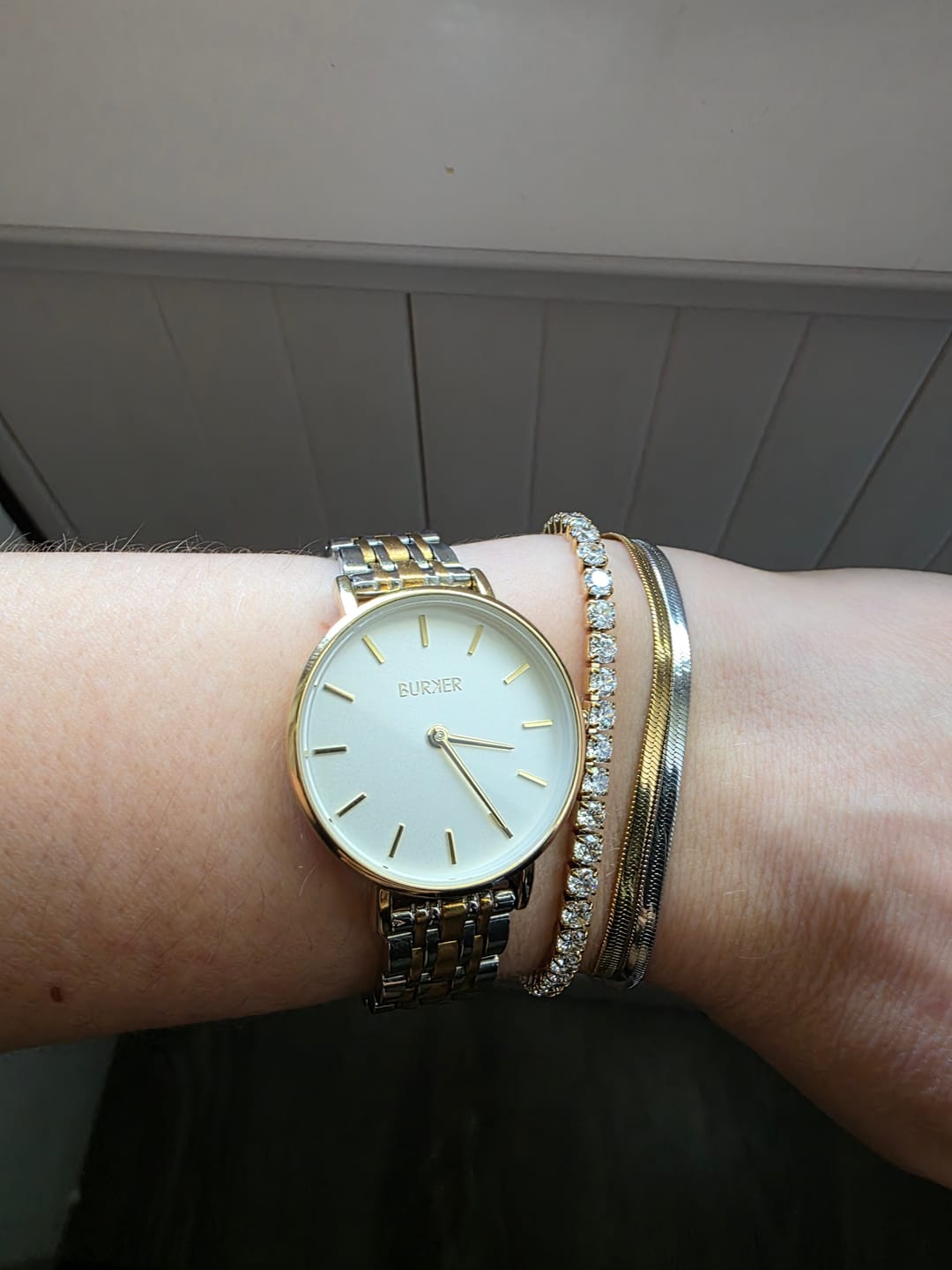Customer photo review of Lily Gold/Silver Bracelet