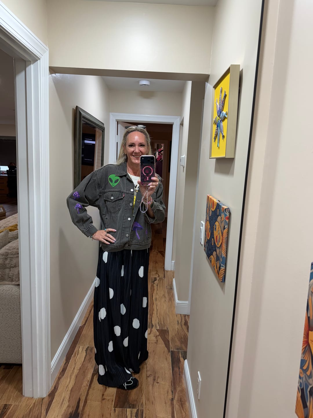 Customer photo review of Customized Levi's 90's Trucker Jacket - Women