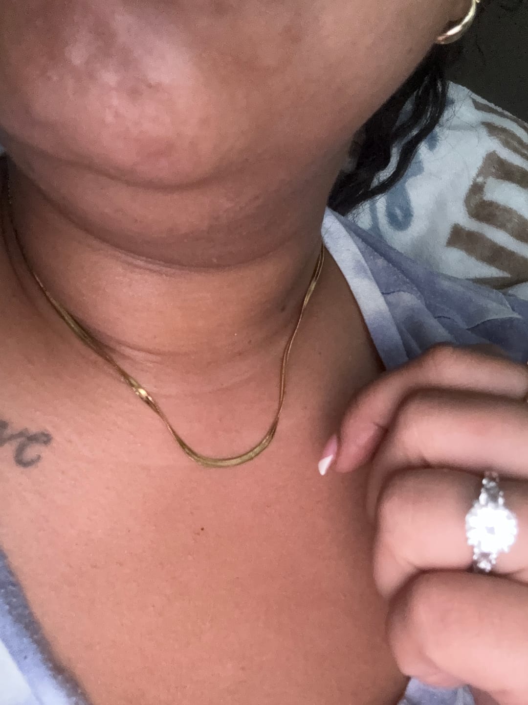 Customer photo review of Chelsea Herringbone Necklace (Bundle)