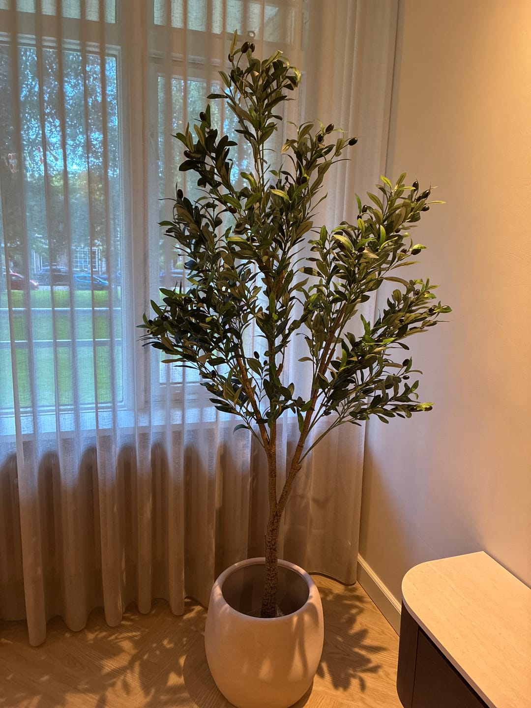 Customer photo review of Kunst Olijfboom 180cm
