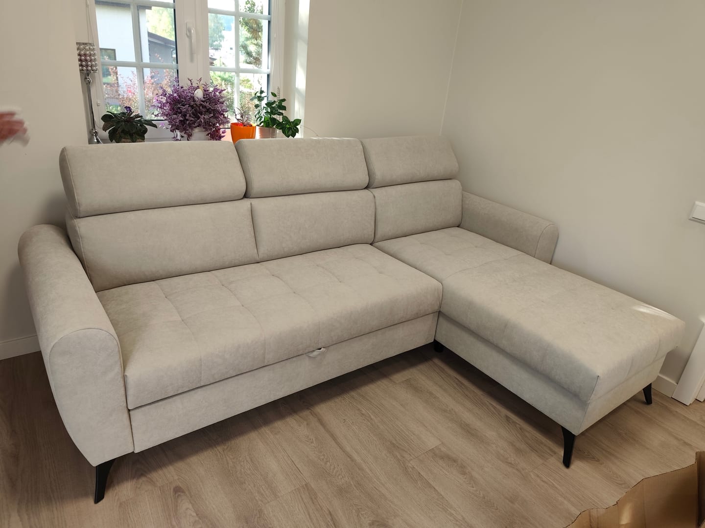 Customer photo review of Minkštas kampas Diante