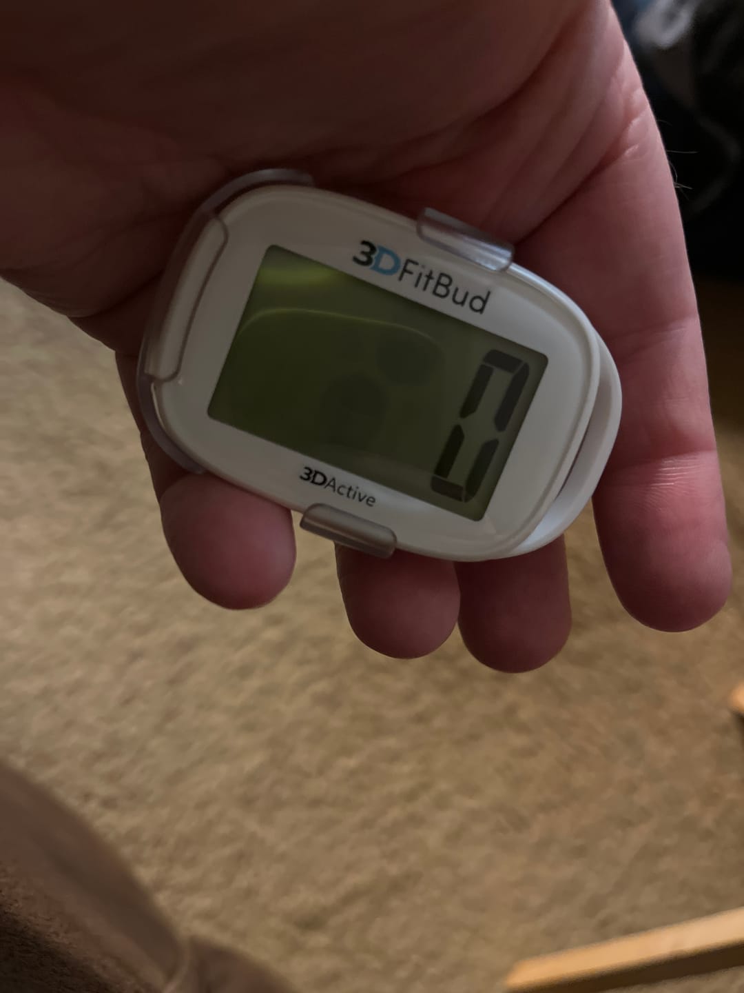 Customer photo review of Pedometer - 3DFitBud Simple Step Counter