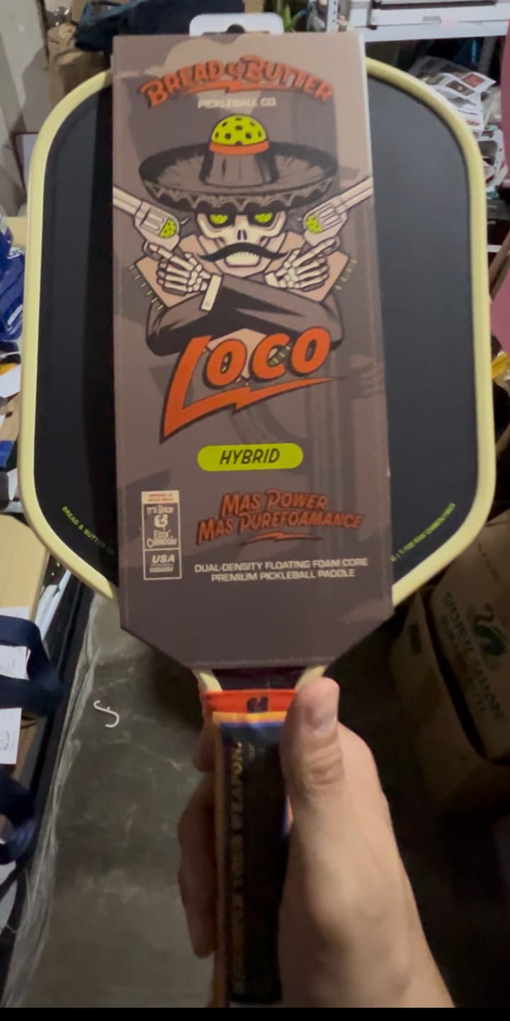 Customer photo review of The Loco 16mm Pickleball Paddle Hybrid (Paddle only)