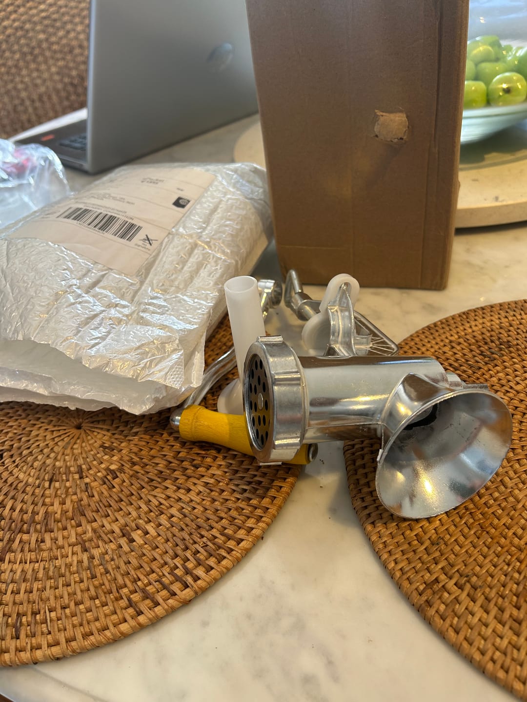 Customer photo review of Manual Meat Grinder