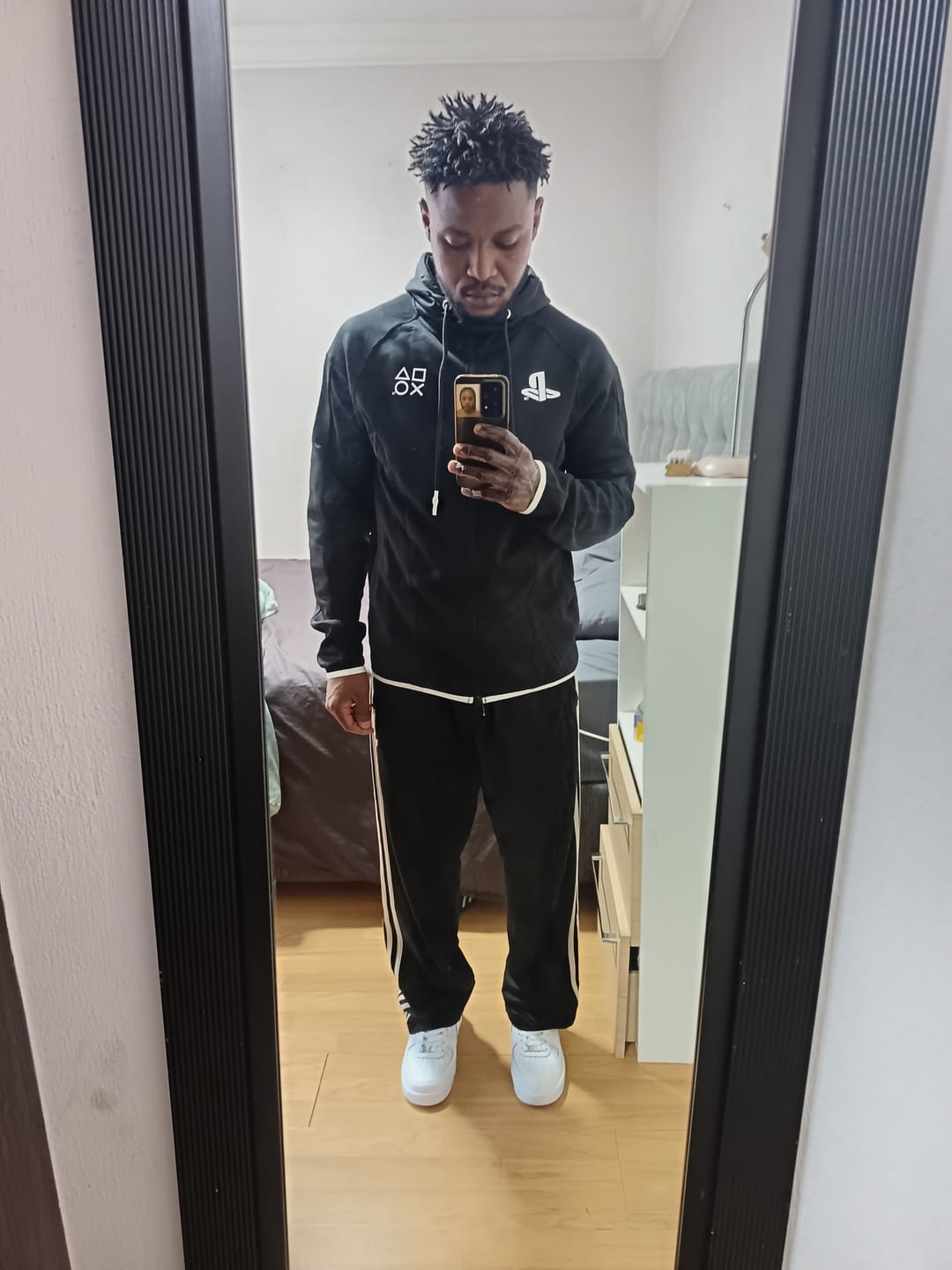 Customer photo review of Sony - PlayStation - Black & White Teq - Hoodie
