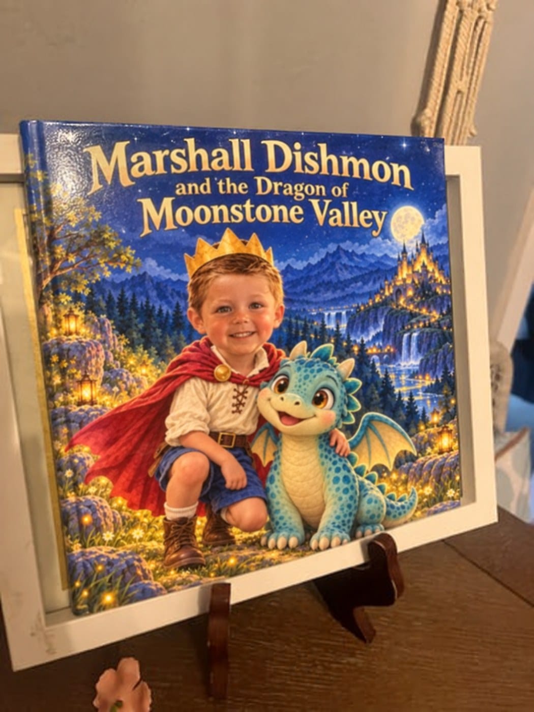 Customer photo review of Amelia and the Beast’s Enchanted Castle — Personalized Storybook