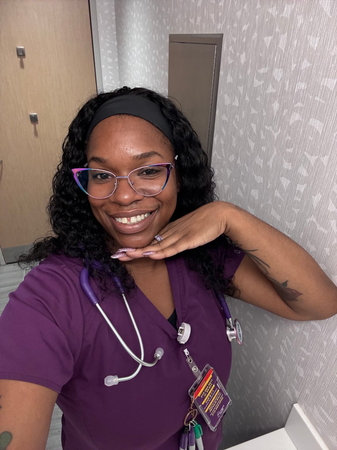 Customer photo review of Mael Eyeglasses