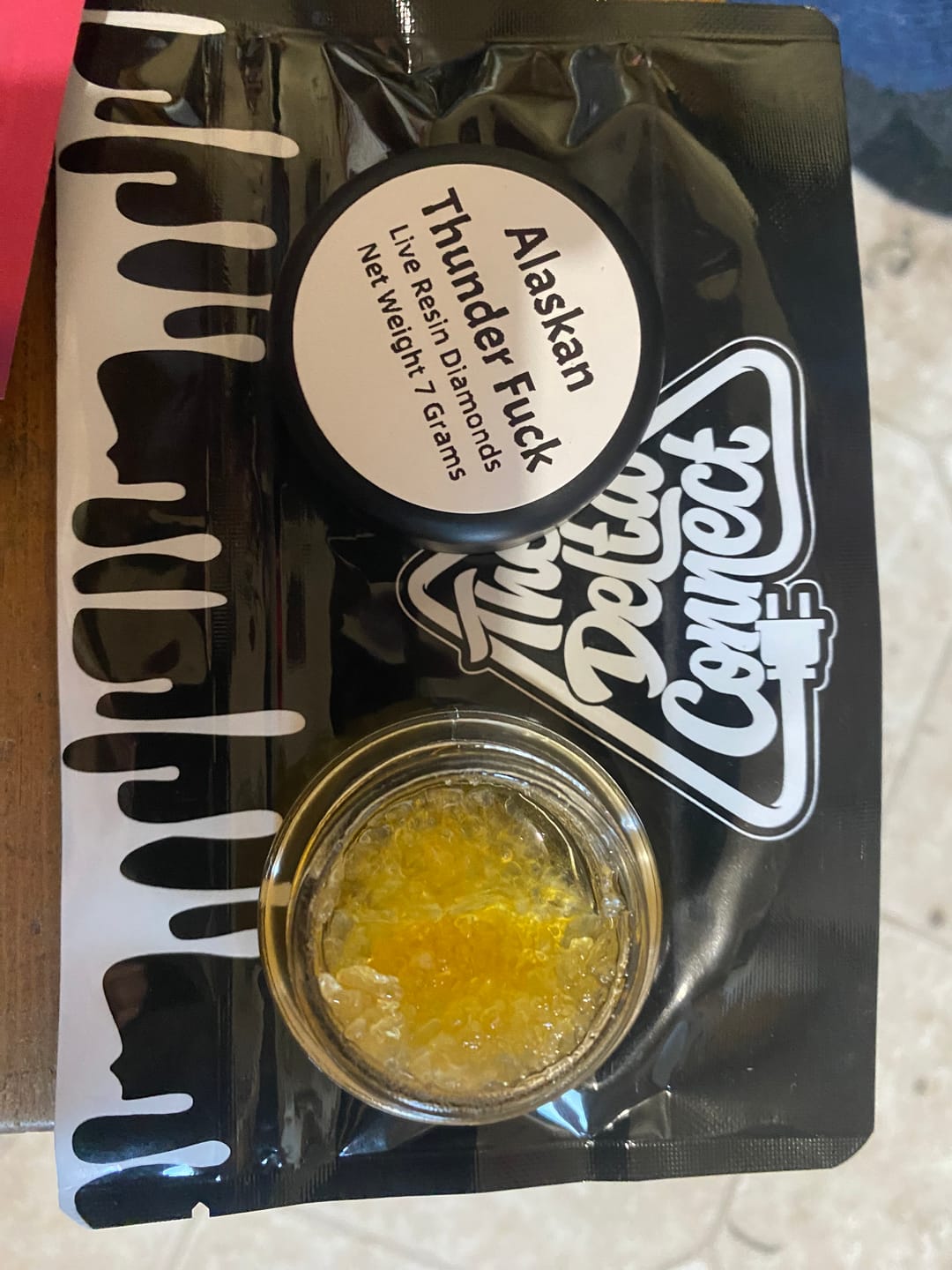 Customer photo review of Alaskan Thunder Fuck | Live Resin Diamonds