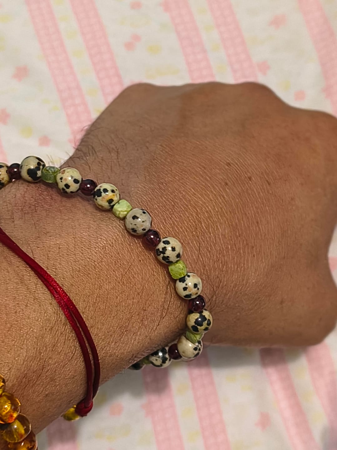 Customer photo review of 🔑 LLAVE 1: Pulsera “Guerrero Alegre”