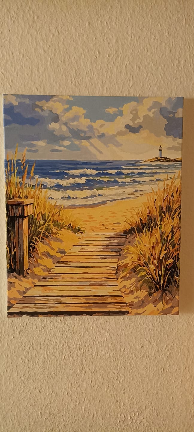 Customer photo review of Malen nach Zahlen - Sehnsucht nach Meer
