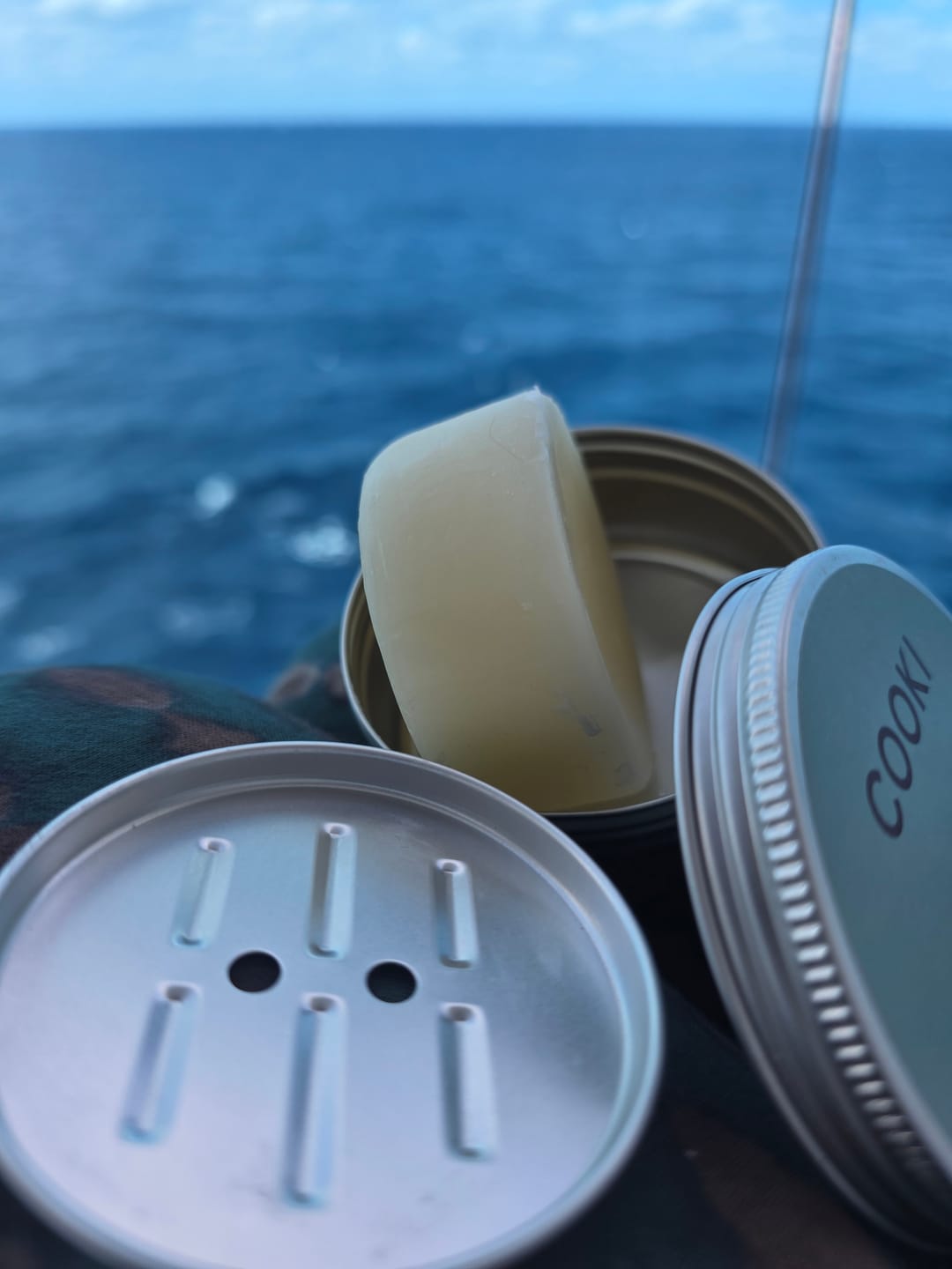 Customer photo review of Travel Tin Drainage Tray