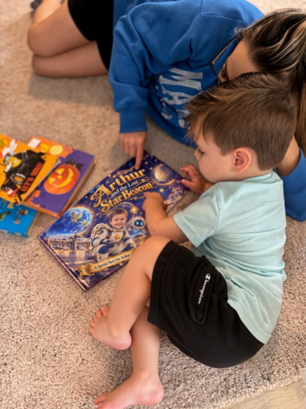 Customer photo review of Amelia and the Beast’s Enchanted Castle — Personalized Storybook