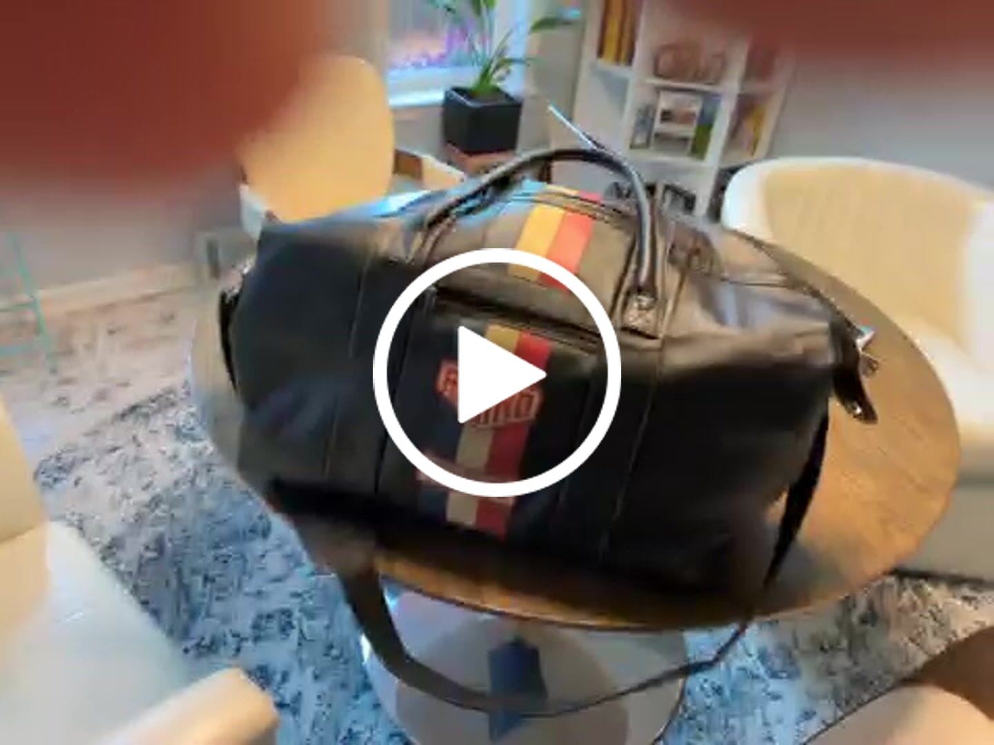 Customer video review of Vintage Leather Monza Duffel Bag