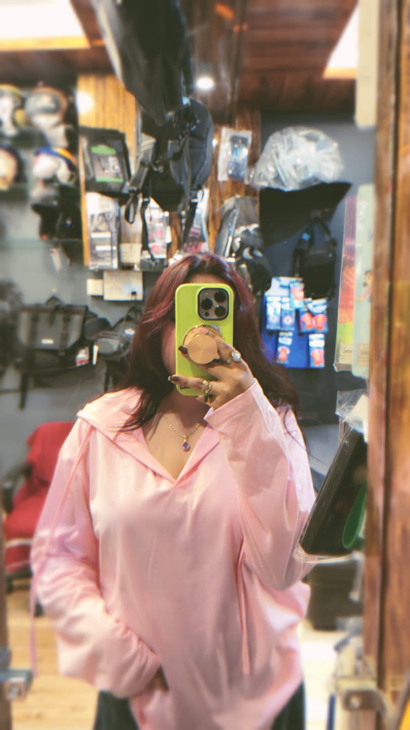 Customer photo review of Sweet Heart ! Flip Mirror Case For iPhone