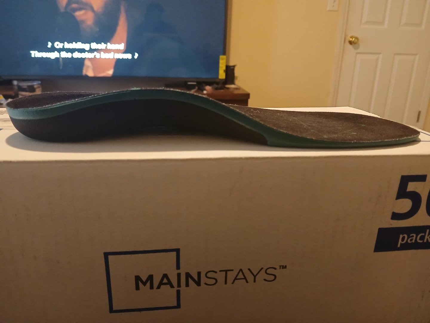 Customer photo review of EASYFEET Mount Strength - Heavy Duty Arch Support Insoles for Flat Feet & 220+ lbs (High Arch)