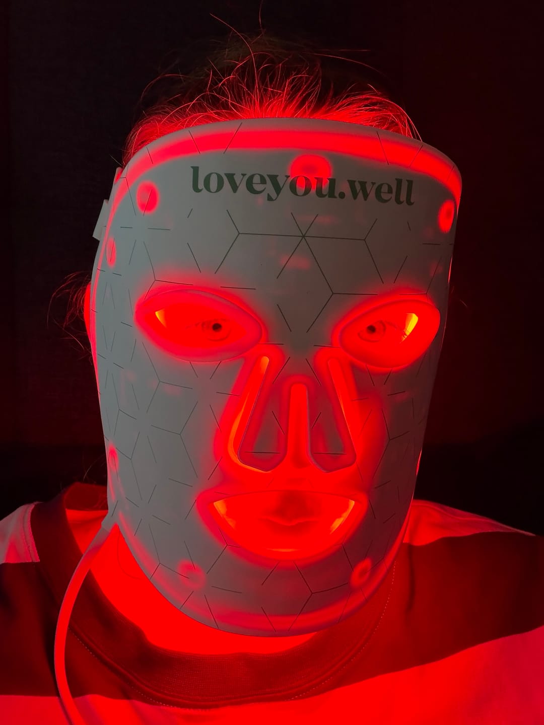 Customer photo review of Best Seller - Led Light Therapy Mask