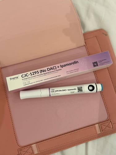 Customer photo review of CJC-1295 (NO DAC) + Ipamorelin Lyophilized Vial + Sterile Water