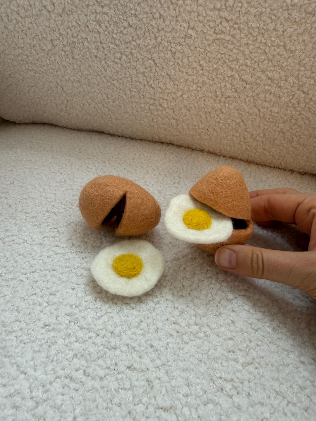 Customer photo review of Felt Egg