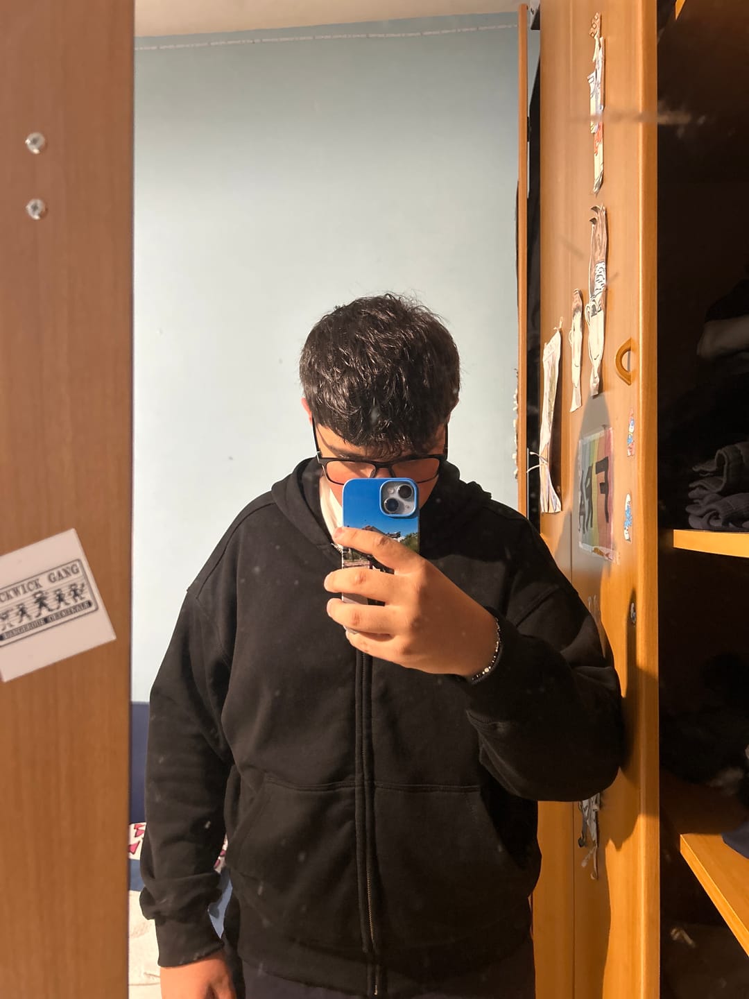Customer photo review of Zip Hoodie Premium Blanks 330GSM Black