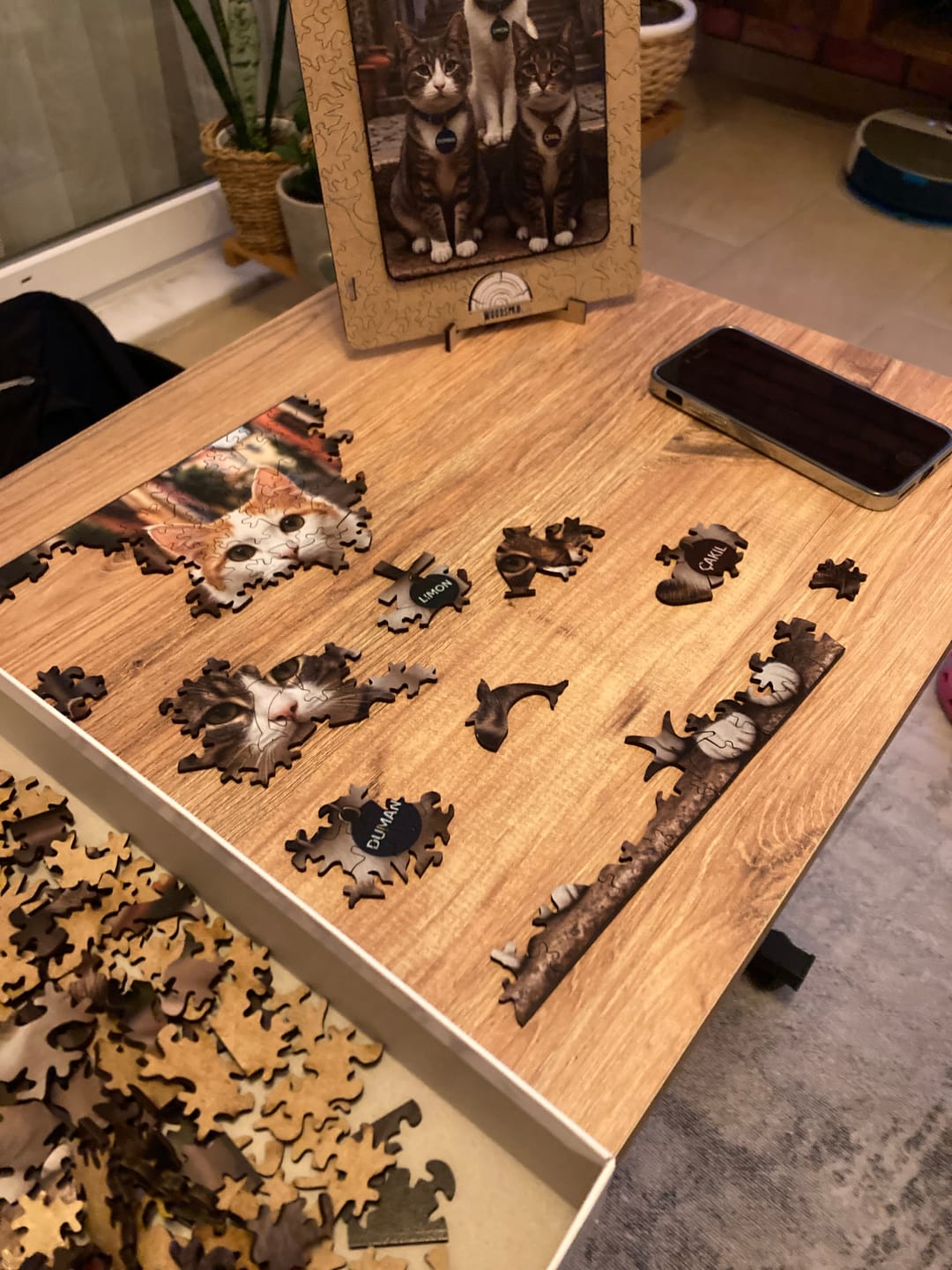 Customer photo review of Kişisel Tasarım - Ahşap Puzzle