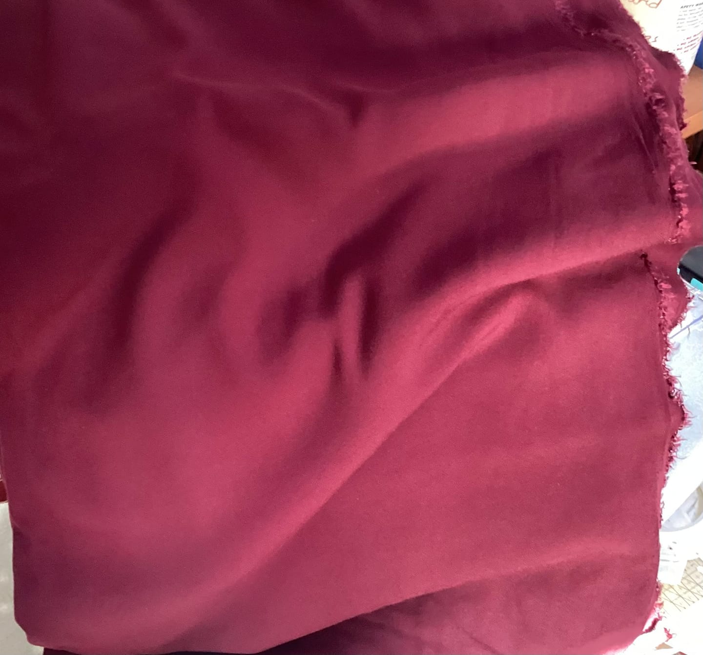 Customer photo review of Plain Viscose Stretch Twill Fabric
