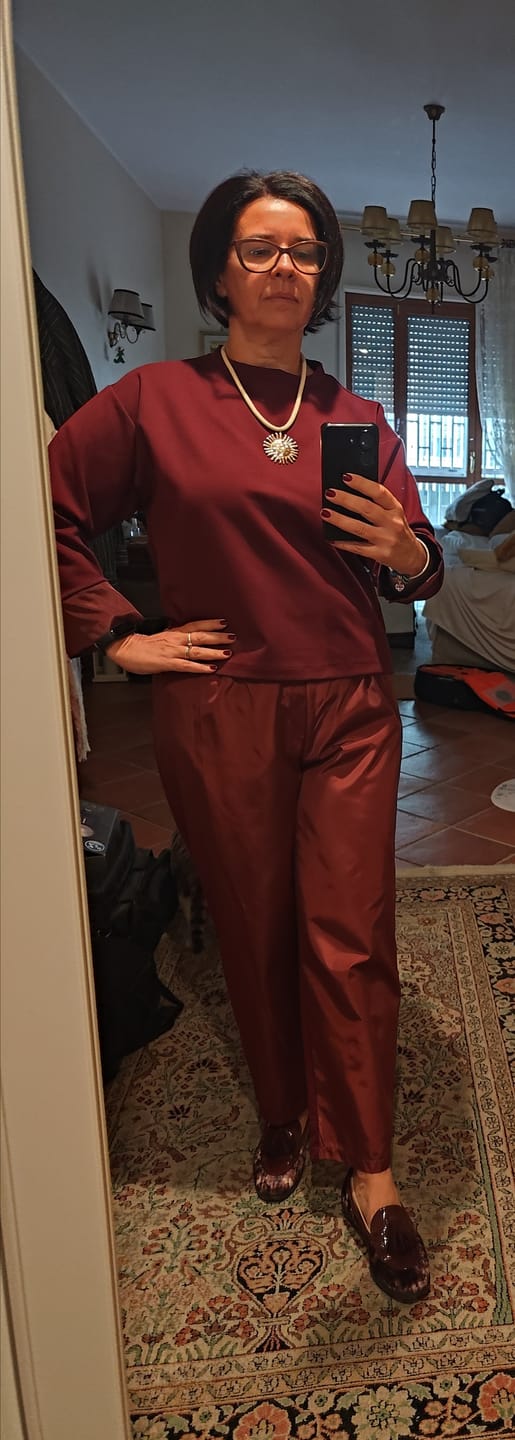 Customer photo review of BLUSA ADRIANA BORDEAUX